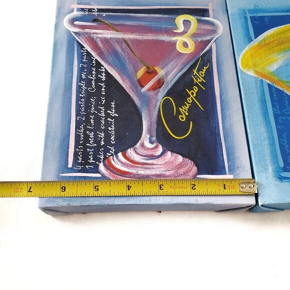 Artwork Painting Pieces with Cocktails and Recipes - Picture 4 of 8